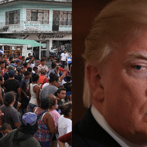 caravan defies trump