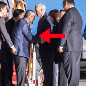 Mike Pence Korean Prisoner note
