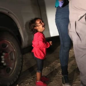 Trump crying immigrant girl fake