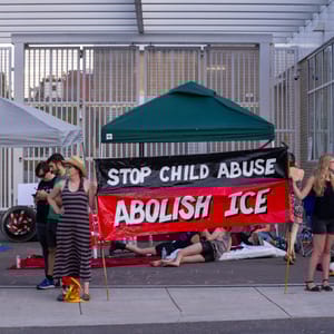 ice protest portland