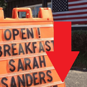 Sarah Sanders New York restaurant