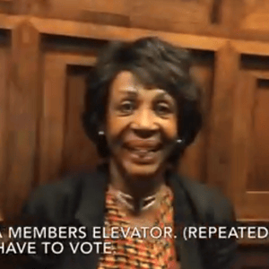 Maxine Waters confronted