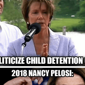 Nancy Pelosi child detention centers