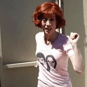 Kathy Griffin builds wall