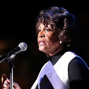 Maxine Waters Trump God