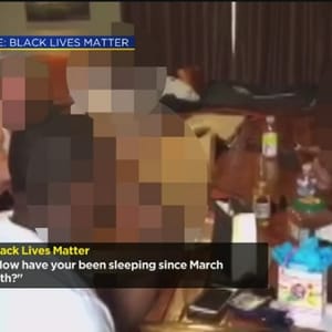 Black Lives Matter crash police wedding