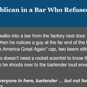 man wont buy Republican drinks