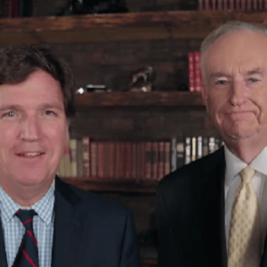 Bill O'Reilly joined fellow former Fox News host Tucker Carlson for an interview designed to go head to head with the second Republican presidential debate.