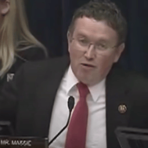 Thomas Massie was the lone Republican lawmaker to vote against a resolution backing Israel and condemning Hamas.