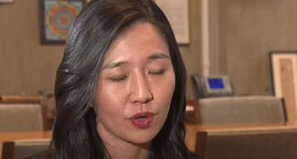 Boston Mayor Michelle Wu defended her “electeds of color” Christmas party and admitted event that specifically excludes whites has been around for several years.