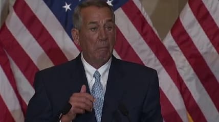John Boehner struggled to fight back tears as offered a glowing tribute to Nancy Pelosi at the unveiling of her official portrait.