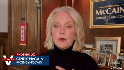 Following last week's vote by the Maricopa County GOP in Arizona to censure Cindy McCain, widow of the late senator John McCain, the state Republican party is considering a similar measure.