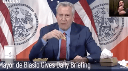 De Blasio's 'Cringe' Stunt To Try To Get New Yorkers Vaccinated Is Roundly Mocked