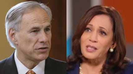 Greg Abbott Kamala Harris