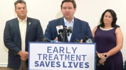 Ron DeSantis slammed the Associated Press in a letter for pushing what he describes as a "false narrative" that "will cost lives" while defending his press secretary's criticism of the outlet.