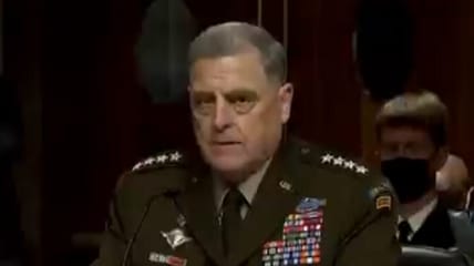 General Mark Milley defended making phone calls to China assuring them the United States wasn't planning an attack and insisted he has "absolute" loyalty to the country.