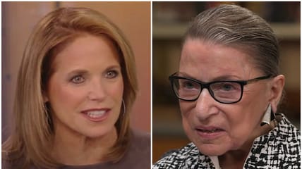 Katie Couric has admitted to editing out comments by Ruth Bader Ginsburg in a 2016 interview in which the late Supreme Court Justice blasted kneeling protests as disrespectful in a nation "that made a decent life possible."