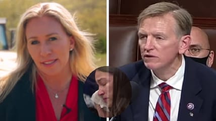 Representative Alexandria Ocasio-Cortez (AOC) referred to Marjorie Taylor Greene and Paul Gosar as "neo-Nazi members of Congress."