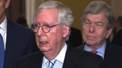 Mitch McConnell suggested Donald Trump's 2024 presidential election bid is in trouble following remarks made by the former President calling for the "termination" of rules regarding the previous election.