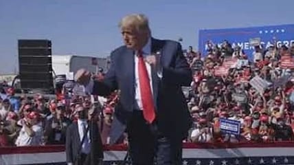Donald Trump and the J6 Prison Choir just knocked pop icon Miley Cyrus and country star Morgan Wallen from the top of the iTunes chart with a single titled "Justice For All."