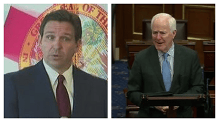 Republican Senator John Cornyn again lobbied criticism at Ron DeSantis after the Florida Governor suggested the Ukraine-Russia conflict is not a vital national interest to the United States.