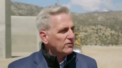 House Speaker Kevin McCarthy, who promised America First voters that he would not support a 'blank check' for the war effort in Ukraine, voiced support for the Biden administration's policies in the region and insisted "we" must win.