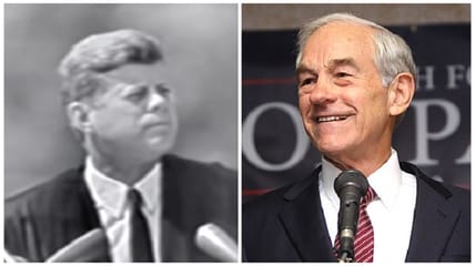 Ron Paul, a former Republican presidential candidate, believes a coup has already taken place in American politics, beginning on the day John F. Kennedy (JFK) was "murdered by our government."