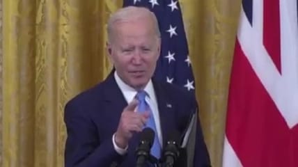 President Biden, when asked how those viewing the Trump indictment as politically motivated could trust the Department of Justice, insisted he hasn't swayed their decision-making and that Americans could believe him because "I'm honest."