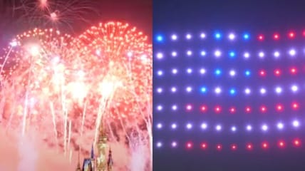 July 4 Drones Fireworks