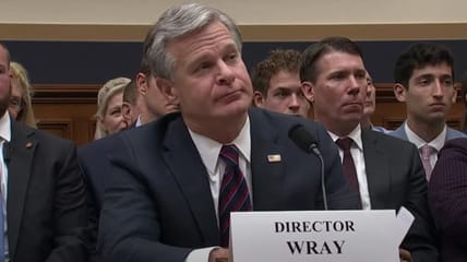 FBI Director Christopher Wray, when questioned multiple times about the presence of FBI informants at the Capitol riot, refused to answer.