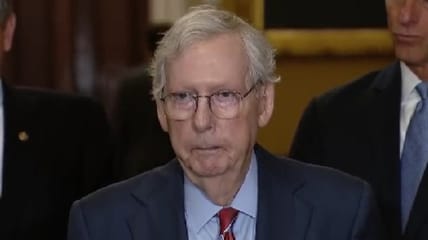 Mitch McConnell suffered an apparent health episode while speaking at a press conference, prompting several conservative personalities to call on him to resign.