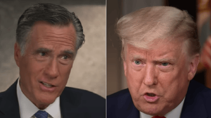 Mitt Romney claims his Republican colleagues would have voted to impeach former President Donald Trump but were too afraid of what his supporters might do to their families.