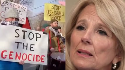 Jill Biden Humiliated As She’s Met By Protesters At Vermont Fundraising Event