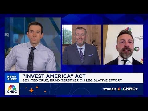 CNBC: Sen. Ted Cruz on Invest America Act: Allows kids to climb the economic ladder much faster