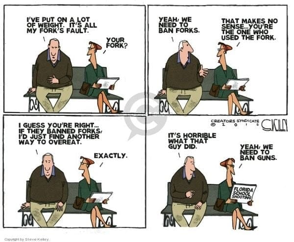 blaming guns for violence