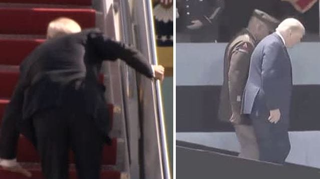 Biden's stumble "ramp-gate"