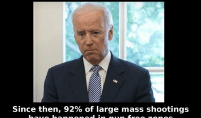 Biden gun free zones