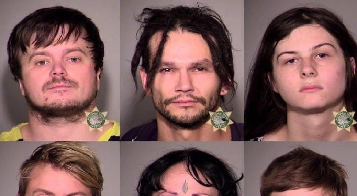 antifa arrested portland