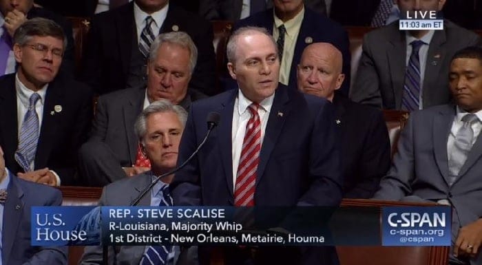 scalise returns congress