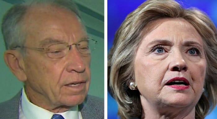 chuck grassley hillary