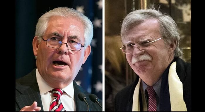 john bolton rex tillerson