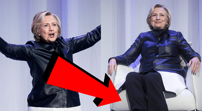 hillary clinton broken toe boot
