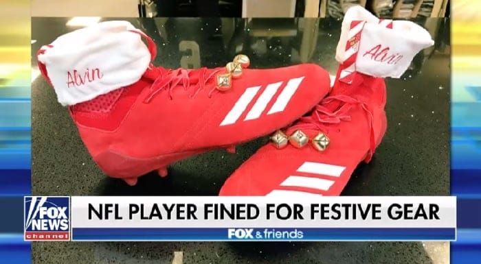 nfl fine christmas cleats