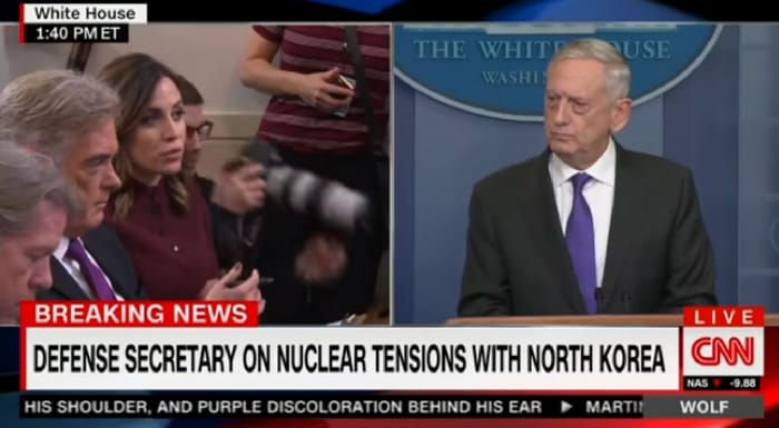 james mattis military parade