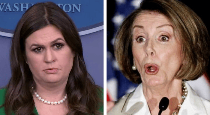 sarah sanders pelosi tax reform