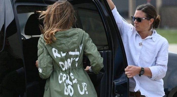 melania trump jacket
