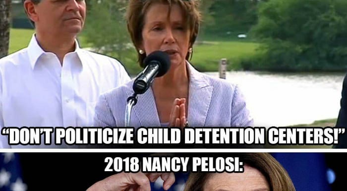 Nancy Pelosi child detention centers