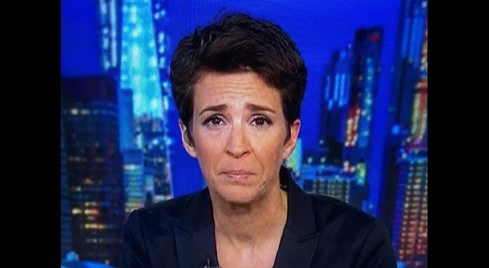 Rachel Maddow crying