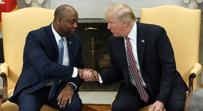 tim scott president trump race relations