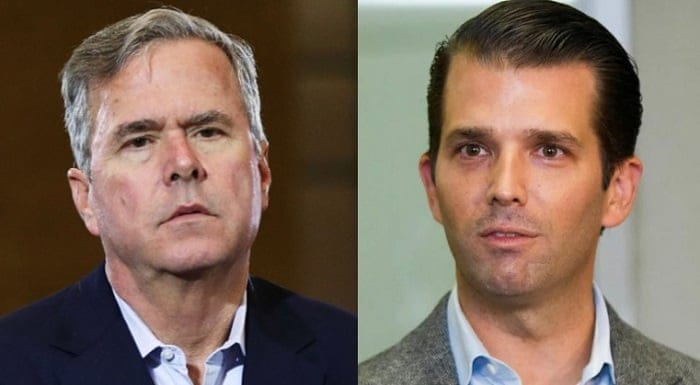 Donald Trump Jr Jeb Bush